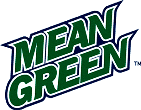 North Texas Mean Green 2003-2004 Wordmark Logo iron on paper